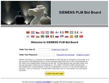Tablet Screenshot of plm-bid-board.com